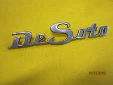 Nos 1946 1947 1948 1949 Desoto Fender Emblem Nameplate Script Mopar 1306467