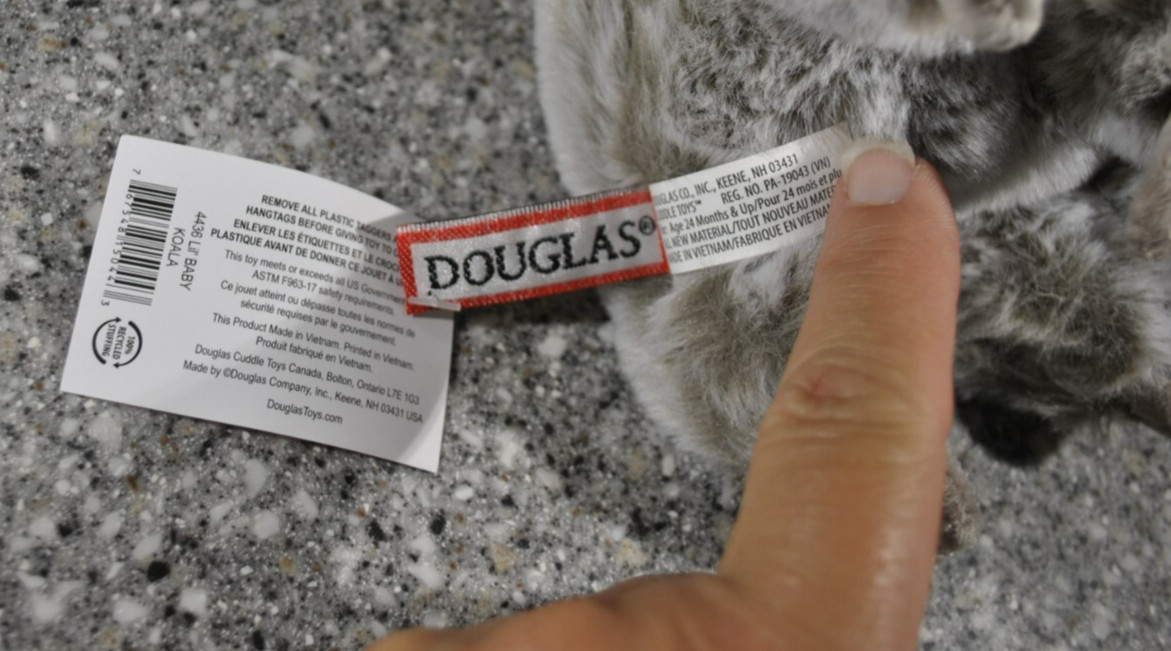 Douglas Cuddle Toys Koala Lil' Baby Plush Stuffed Animal Toy, 6" , SOFT!  NWT