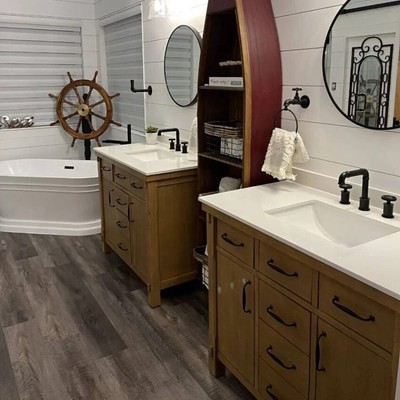 Luxury Vinyl Flooring Waterproof Plank w/pad Vinduri Vintage Oak Brown - Sample