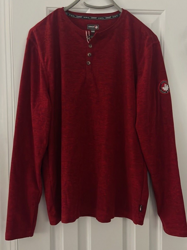 Canada Weathergear Shirt, Herren Freizeit Henley Stretch, Medium - Bild 2 von 6