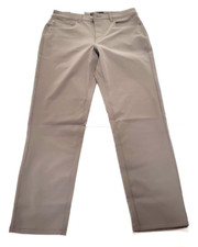 Members Mark Men's Moisture Wicking UPF30 Travel 5 Pocket Pant 30 x 30 NWT Gray