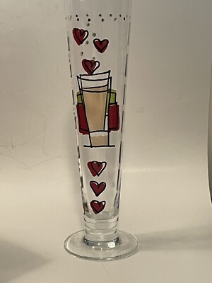 Ritzenhoff Pilsner Beer Flute Glass 9.75'' by Artist Poonam Choudhry Germany