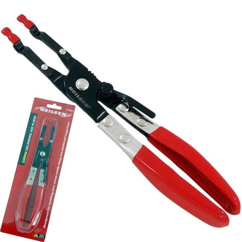 Neilsen 2 Wire Hold Holder Soldering Solder Aid Steel Pliers 240mm eBay