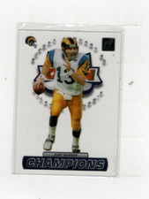 2022 Kurt Warner Clearly Donruss Champions #CC-15 Free Shipping (E1525)