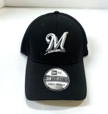 Milwaukee Brewers MLB NE Neo Flex-Fit Hat - Black/White