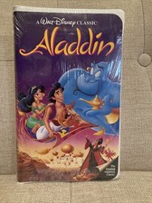 Weekend Sale Aladdin (VHS 1993 #1662) Black Diamond, New Original Seal Free Ship