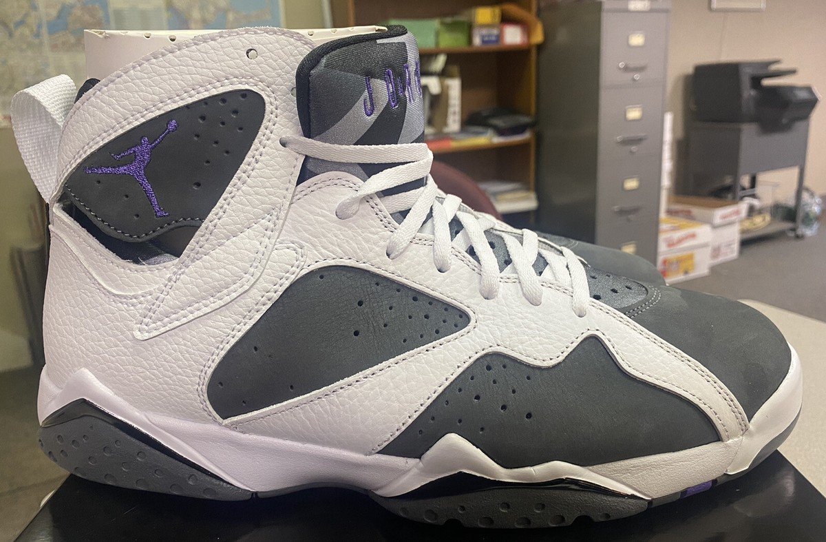 2021 Nike Air Jordan 7 Retro Flint CU9307-100 Men display picture 2