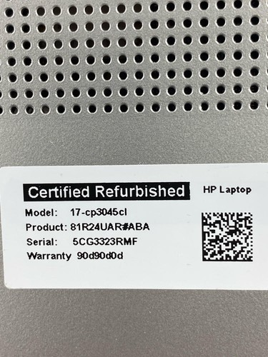 HP 17-cp3045cl Touch AMD Ryzen 7 7730U 2.0GHz 512GB SSD+1TB HDD, 16GB DDR4, - Picture 9 of 10