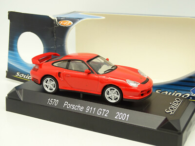 Solido 1/43 - Porsche 911 GT2 Red 2001
