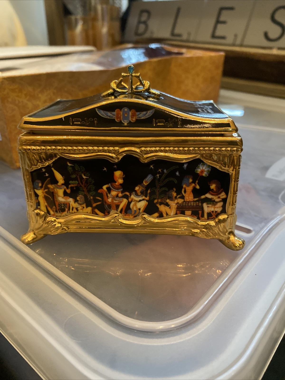 Bradford Exchange King Tut Music Box eBay