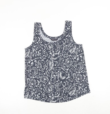 Marks and Spencer Damen Grau Flachs Tank Größe 10