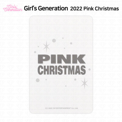 SNSD Girls' Generation 2022 Pink Christmas Random Photocard Pack