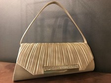 Women's Evening Handbag Clutch Purse  10148 - Champagne, Mauve
