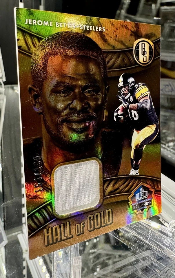 2022 Panini Gold Standard Hall of Gold /199 Jerome Bettis #HOG-JBE Player Worn - Image 2 of 4