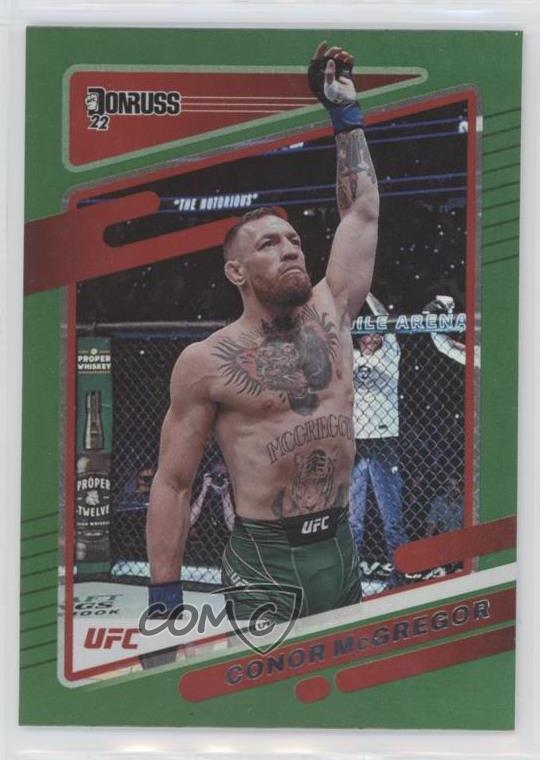 2022 Donruss UFC Green Flood Conor McGregor #27