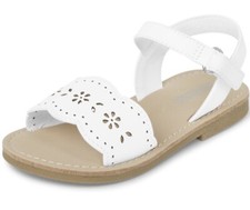 Kids Gymboree Perforated Floral Sandals Brand New Never Worn US 7, EU 23