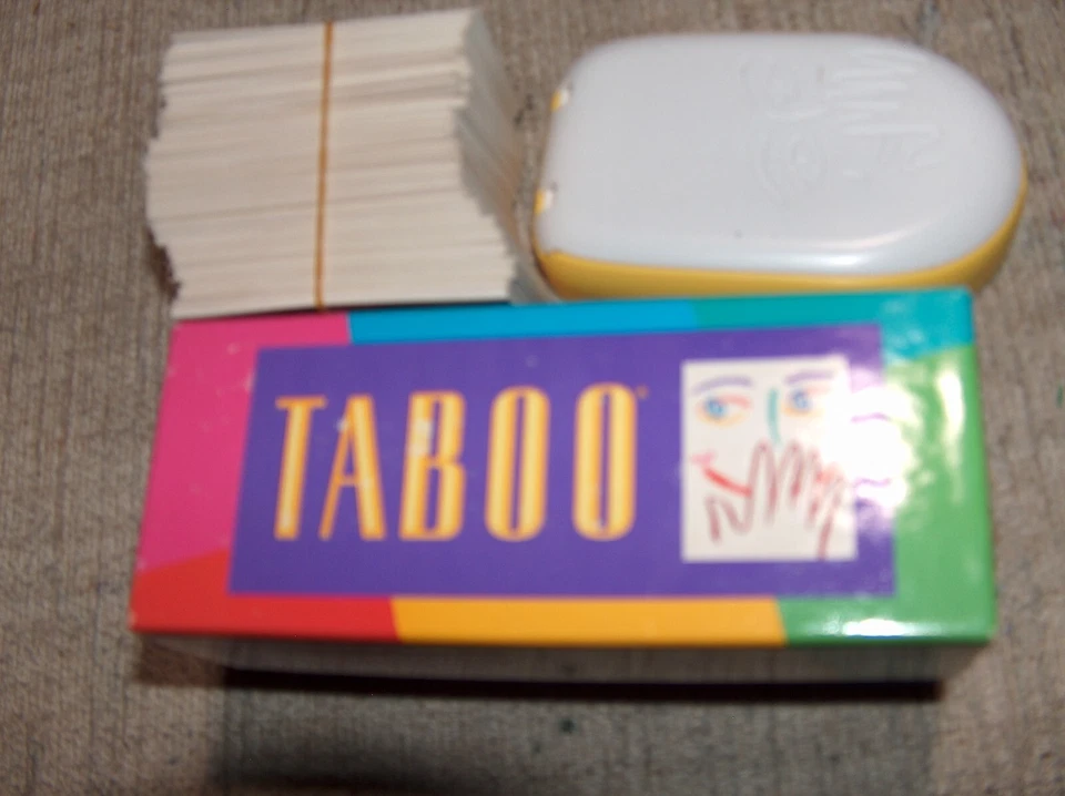 Replacement Full Set of Cards For 1989 & 2011 TABOO Game Pieces Parts - Image 2 of 2