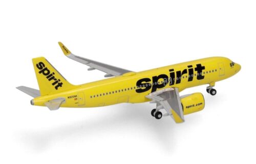New! Herpa 537421 Spirit Airlines Airbus A320neo, reg. N925NK - 1:500 diecast - Picture 2 of 5