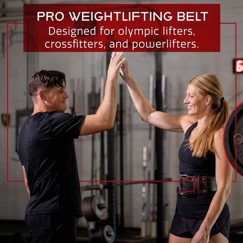 120cm Dark Iron Fitness Leather Weight Lifting Belt. MEDIUM Adjustable 74-104cm - Picture 6 of 6
