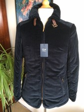 New Lescopaines Womens Corduroy Coatwithtagsize42(us4-6)colornavy.made In Italy.
