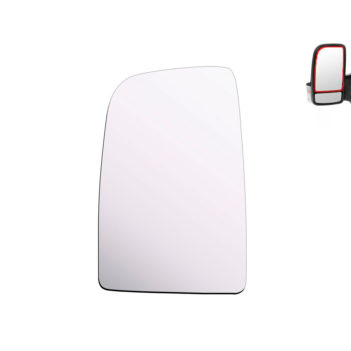 9108113700 Mercedes sprinter lower mirror glass- Left hand - BDL