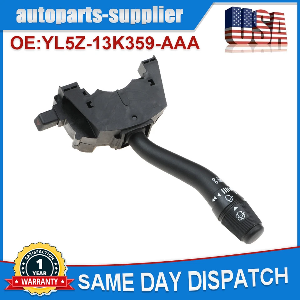 Interruptor de señal de giro interruptor limpiaparabrisas para Ford F150 Explorer 2000-2003 YL5Z13K359AAA Foto 3 de 4