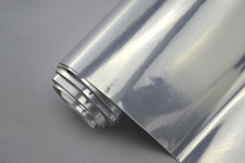  CHROM FOLIE - SILBER - 400 x 152 cm flex Auto Klebe Folie selbstklebend