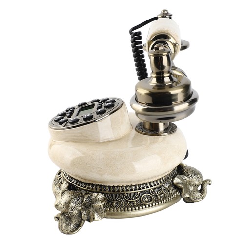Vintage Telephone Classic European Retro Landline With Redial Dual FSK And D Hot - Photo 2/12