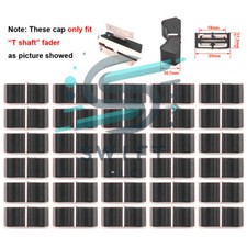 New Qty:30pc For Straight Slide Fader Knob Cap Soundcraft Black 