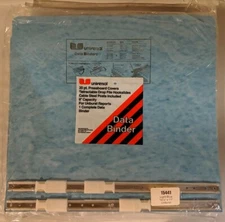Universal Pressboard Hanging Binder, 2 Posts, 6" Capacity, 14.88x11" Light Blue