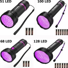 EverBrite Black Light Flashlight UV Flashlights Batteries Include Aluminum LED