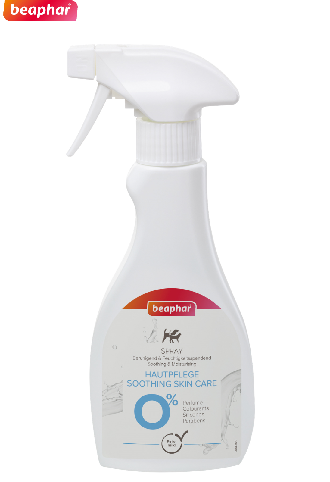 BEAPHAR SOOTHING SKIN CARE SPRAY PET DOG CAT SENSITIVE SKIN MILD 250ML