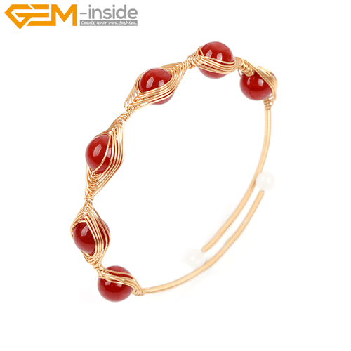 Gold Filled Chakras Quartz Jade Stone Jewelry Handmade Adjustable Bracelet Gift - Picture 20 of 133