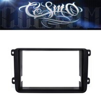 Mascherina autoradio radio solo Doppio 2 Din VOLKSWAGEN Golf V 5 VI 6 CADDY Eos