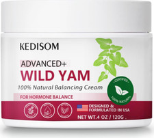 Cream with Wild Yam Cream for Hormone Balance, 4oz Pump