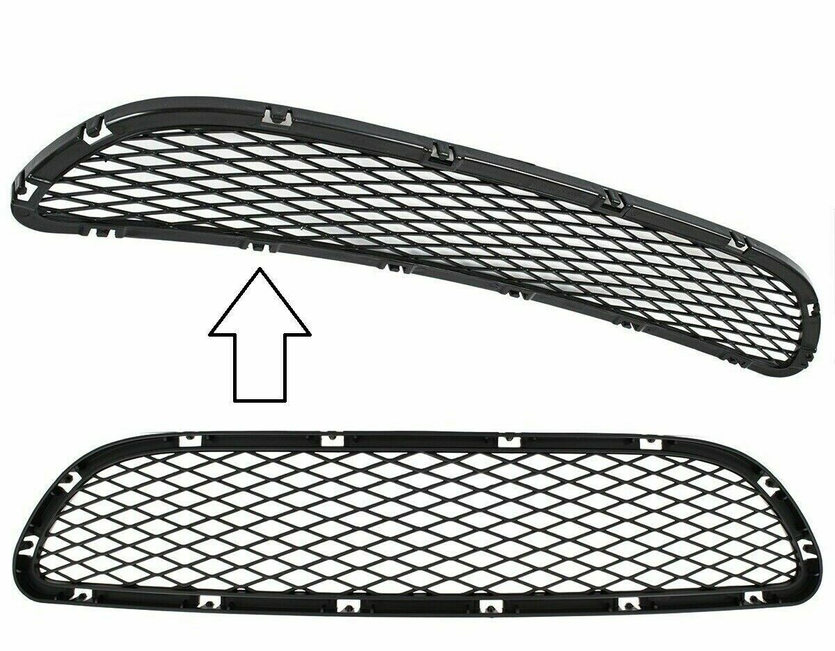 Grille de pare-chocs centrale avant 51117198906 noire pour BMW E90 E91