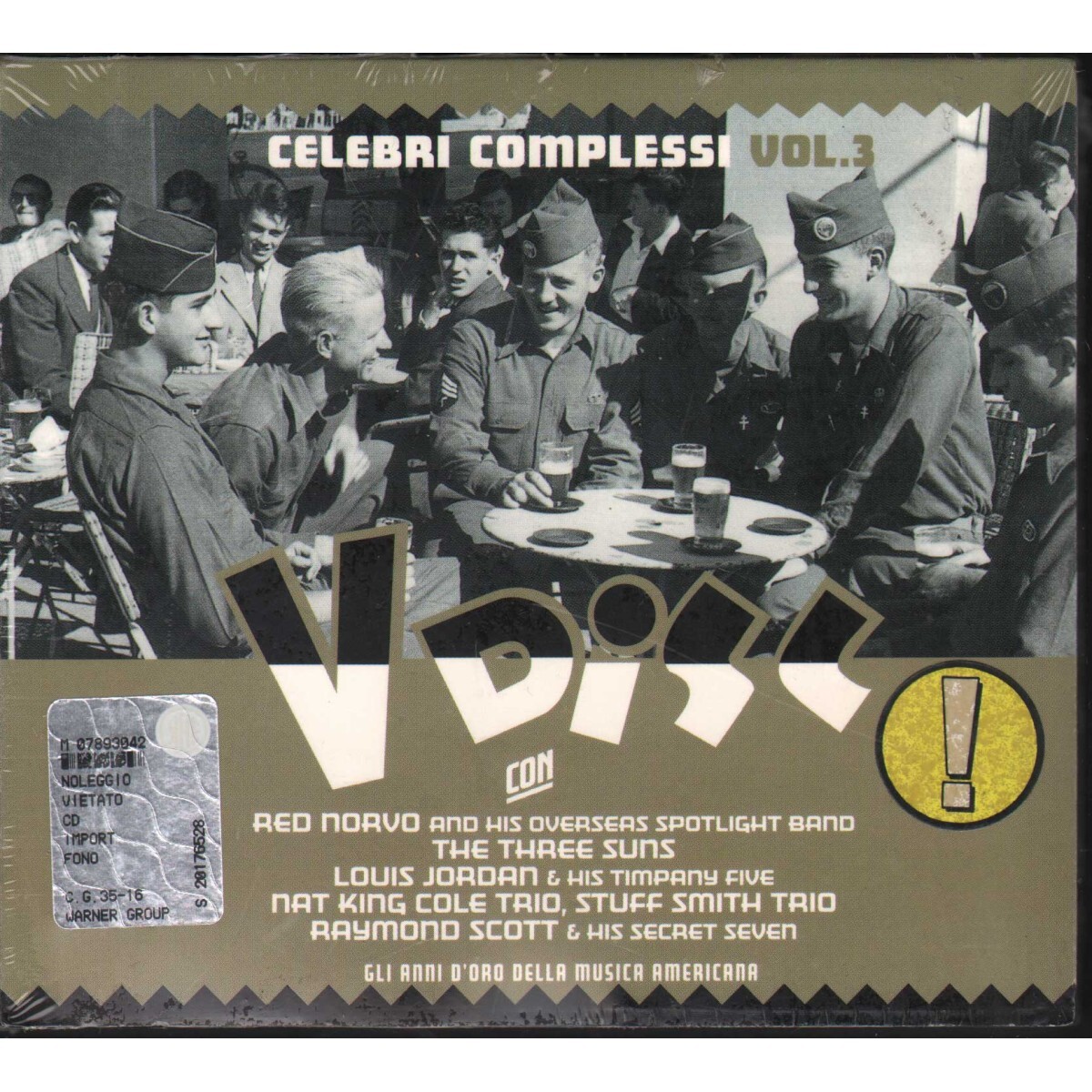 AAVV ‎CD Celebri Complexi Vol 3V Disc / Warner Fonit 857380155-2 Sealed