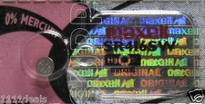 20 Maxell Silver Oxide 337 Batteries