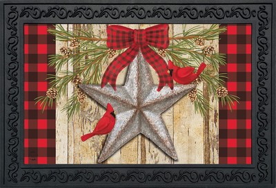 Briarwood Lane Festive Barnstar Winter Doormat