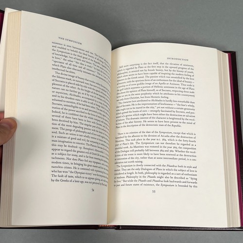 Plato Dialogues on Love and Friendship Easton Press 1979 Leather Bound NICE - Foto 17 di 21