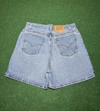 Levi's High Rise Women's 14 Jorts Vintage 920 USA Made Blue 7โ Jean Shorts