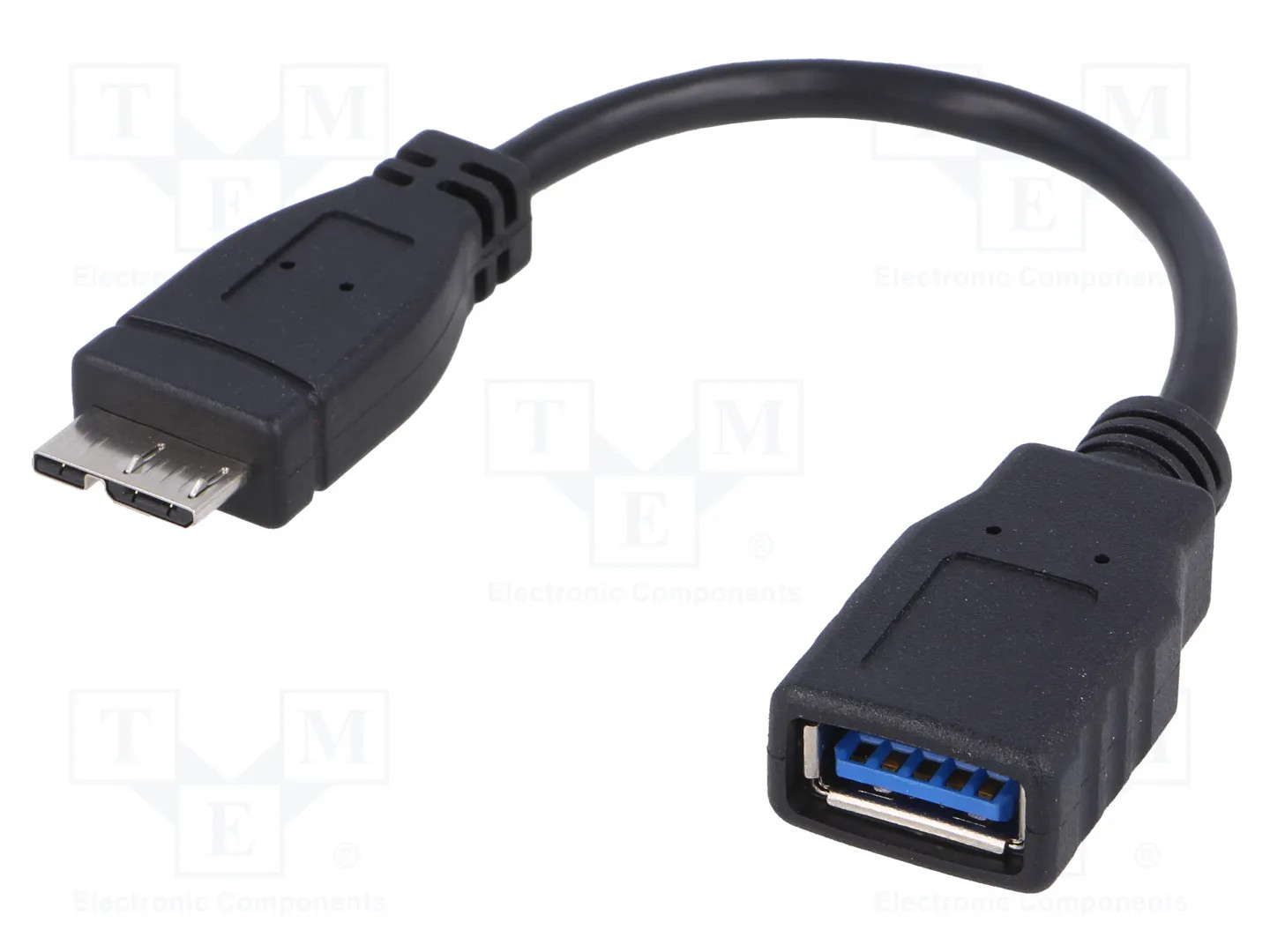 Adapter with USB cable A 3.0 (f)/ micro USB 3.0 (m) OTG AK-AD-30 - Image 2