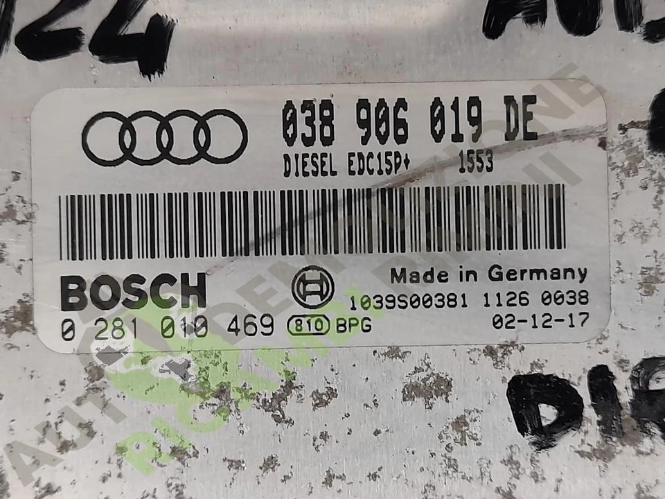 ATD CENTRALINA INIEZIONE   AUDI A3 «8L1» (2001) 1.9 TDi Berlina, 3 p. dal 200... - Immagine 3 di 4