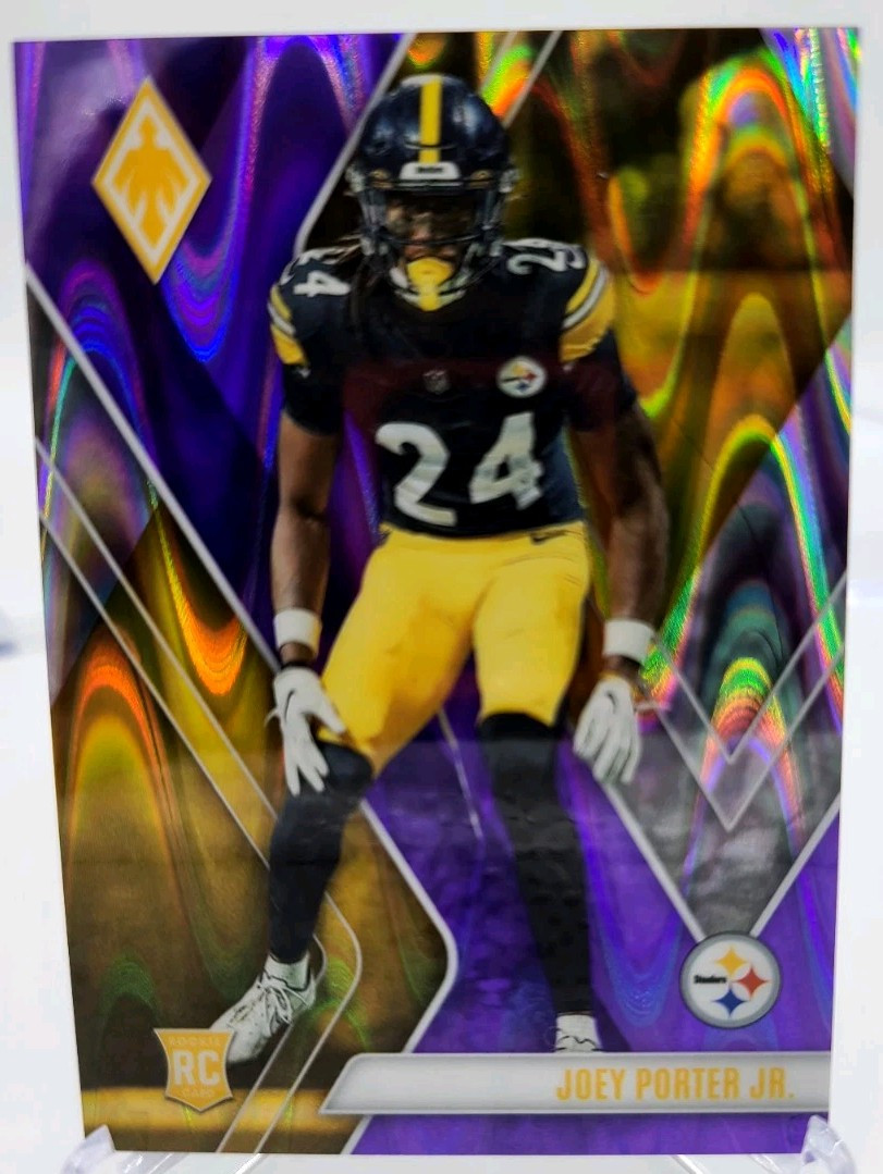 Joey Porter Jr. 2023 Phoenix #157 Purple Seismic 70/125 RC Steelers