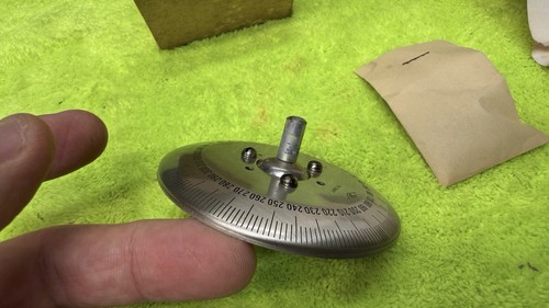 ¡¡Control de dial Vernier de afinación de precisión!!️Sin perilla 0-350 radioaficionado de terciopelo 🔥J490-16 - Imagen 4 de 10