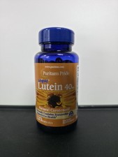 Puritan's Pride Lutein 40 mg with Zeaxanthin 120 ct. NEW/SEALED EXP: 10/27
