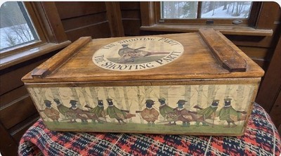 The Shooting Party Vintage-Stil Holz Deko Box Deckelkiste Ltd Edt 