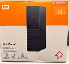 WD My Book 8TB Desktop HDD High Capacity Backup NEW SEALED.