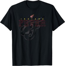 WNBA Official Indiana Fever Black in Black T-Shirt Tees for Men and Women Basket