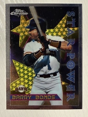 Barry Bonds 1996 Topps Chrome Star Power #10 San Francisco Giants